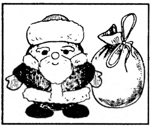 Дед Мороз из ореха