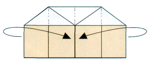 Оригами пианино