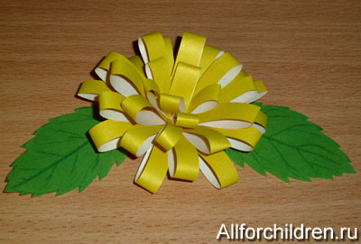 Мега-Хризантема из бумаги МК / Цветы из бумаги для фотозоны / Большие цветы из гофробумаги