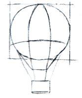 Рисуем воздушный шар 1