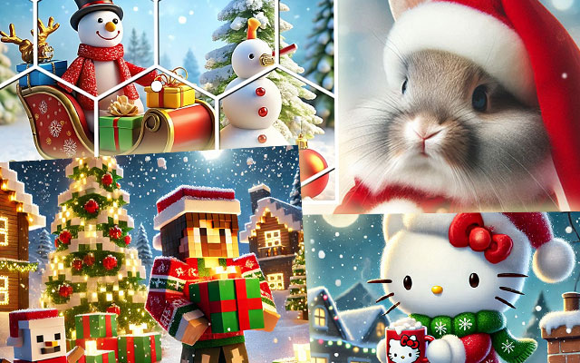 Новогодние паззлы