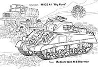  Medium Tank M4 Sherman   M923 A1 Big Foot