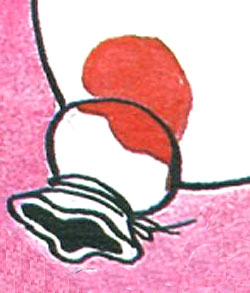 Роспись пасхальных яиц ватным тампоном