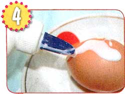 Украшение яйца яичной скорлупой