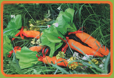 Бумажные морковки с сюрпризом!