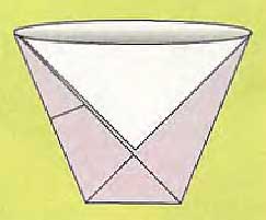 Бумажный стаканчик оригами