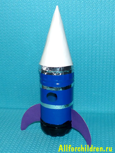 Самодельная ракета из пластиковой бутылки