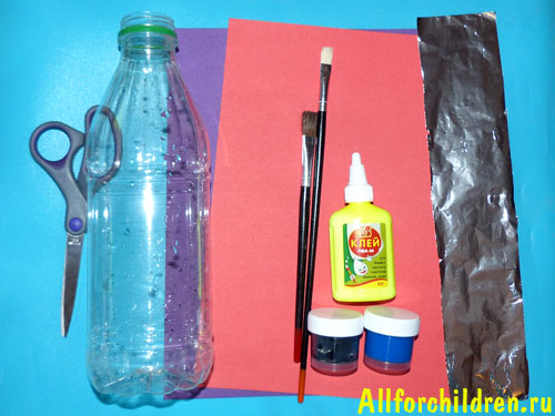 Пластиковые фантазии или поделки из бутылок для школы