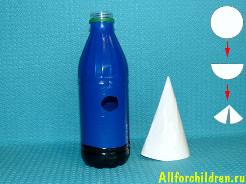 Как сделать пневмо-водяную Ракету из Пластиковой бутылки своими руками