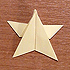 Оригами Звезда 5 лучей