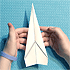 Оригами самолётик-истребитель