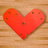Сердце из бумаги (валентинка)