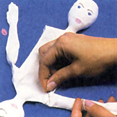 Как пришить руку куклы-перевёртыша
