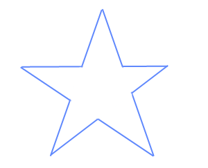 Как рисовать пятиконечную звезду