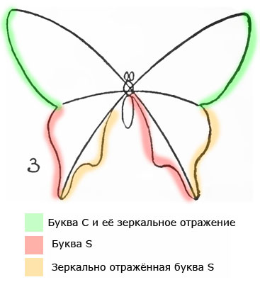Рисуем крылья бабочки