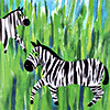 Как нарисовать зебр