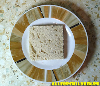 Хлеб для бутерброда Крестики-нолики