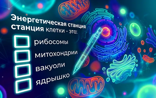 Тест по биологии на тему: «Строение клетки»