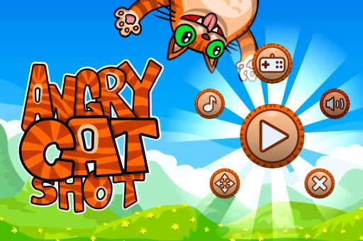 Онлайн игра Angry Cat Shot