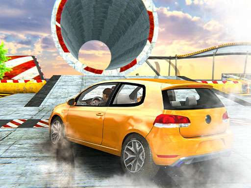 Каскадерские гонки (Stunt Car Impossible Track). Онлайн игра