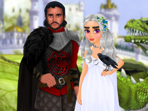 Свадьба Королевы драконов. Онлайн игра-одевалка