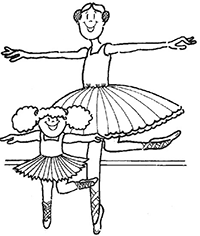 Несколько поколений балерин