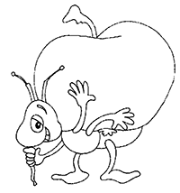Муравейчик с яблоком