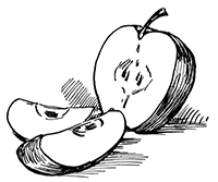 Яблочный натюрморт