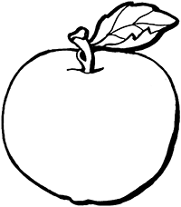 Круглое яблоко