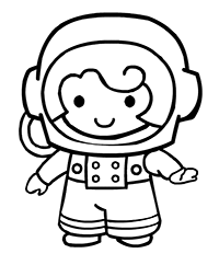 Девочка-астронавт