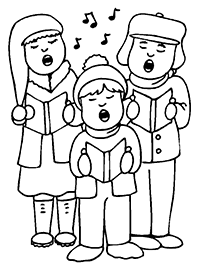 Дети поют колядки