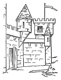Боковые ворота замка
