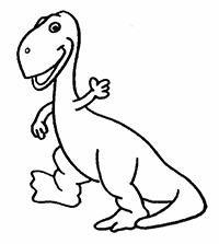 Мультяшный тираннозавр