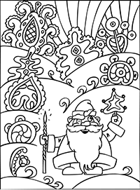 Дед Мороз создает новогоднюю сказку