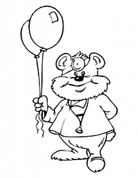 Доктор-мишка с воздушными шариками