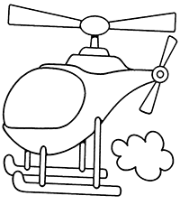 Вертолёт в облаках