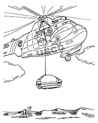 Спасательный вертолёт