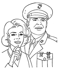 Генерал с женой