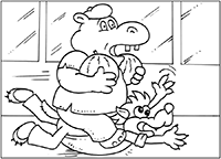 Незадача Волка на арбузном развале