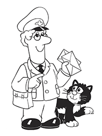 Почтальон и его помощник-котик