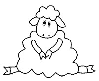 Удивленная овечка