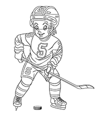Юный хоккеист