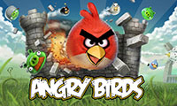 Angry Birds атакуют башню зелёных свиней