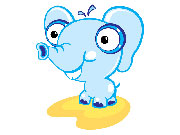 Голубой слоник