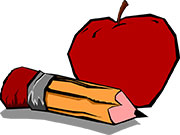 Яблоко и карандаш