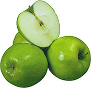 Три яблока и половинка