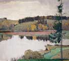 Н. Нестеров. Осенний пейзаж. 1906
