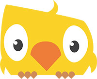 Жёлтая птичка с большими глазами
