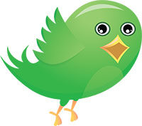 Зелёная птица щебечет