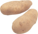 Два клубня картофеля